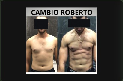 Cambio físico de Roberto: antes y después