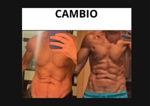 Transformación física de un cliente: antes y después (caso 7)