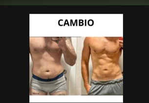 Transformación física de un cliente: antes y después (caso 9)